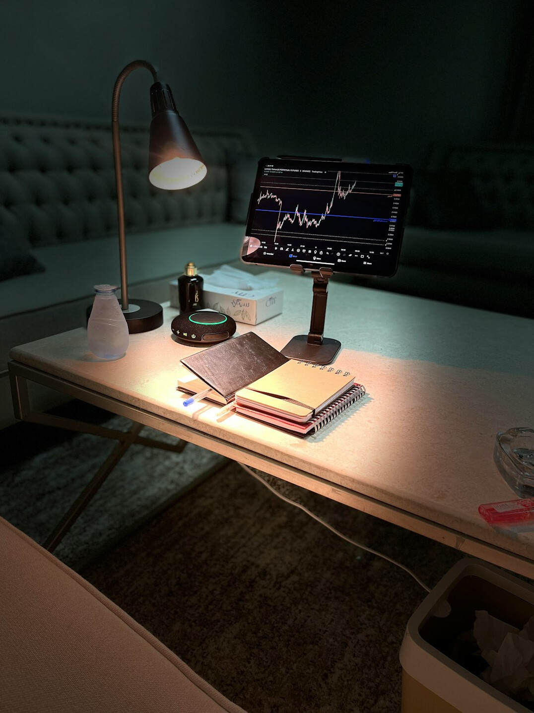 night reading setup