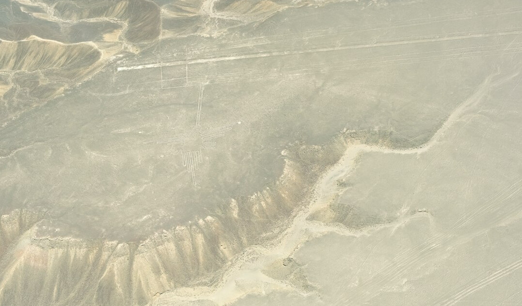 nazca lines aerial view